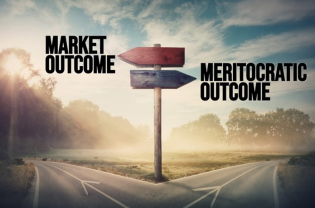The Limits of Merit as the Diverging Point between Economics and Moral Philosophy